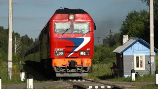 Train video. Passenger trains - 11. Russia.