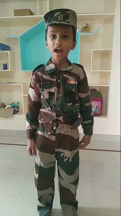 soldier indian army #fancy dress competition#shorts #trending #bhavyaammuluchannel