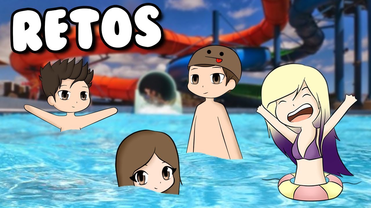 Retos En La Piscina De Roblox Con El Team Anormal Youtube - dibujos lyna roblox para colorear