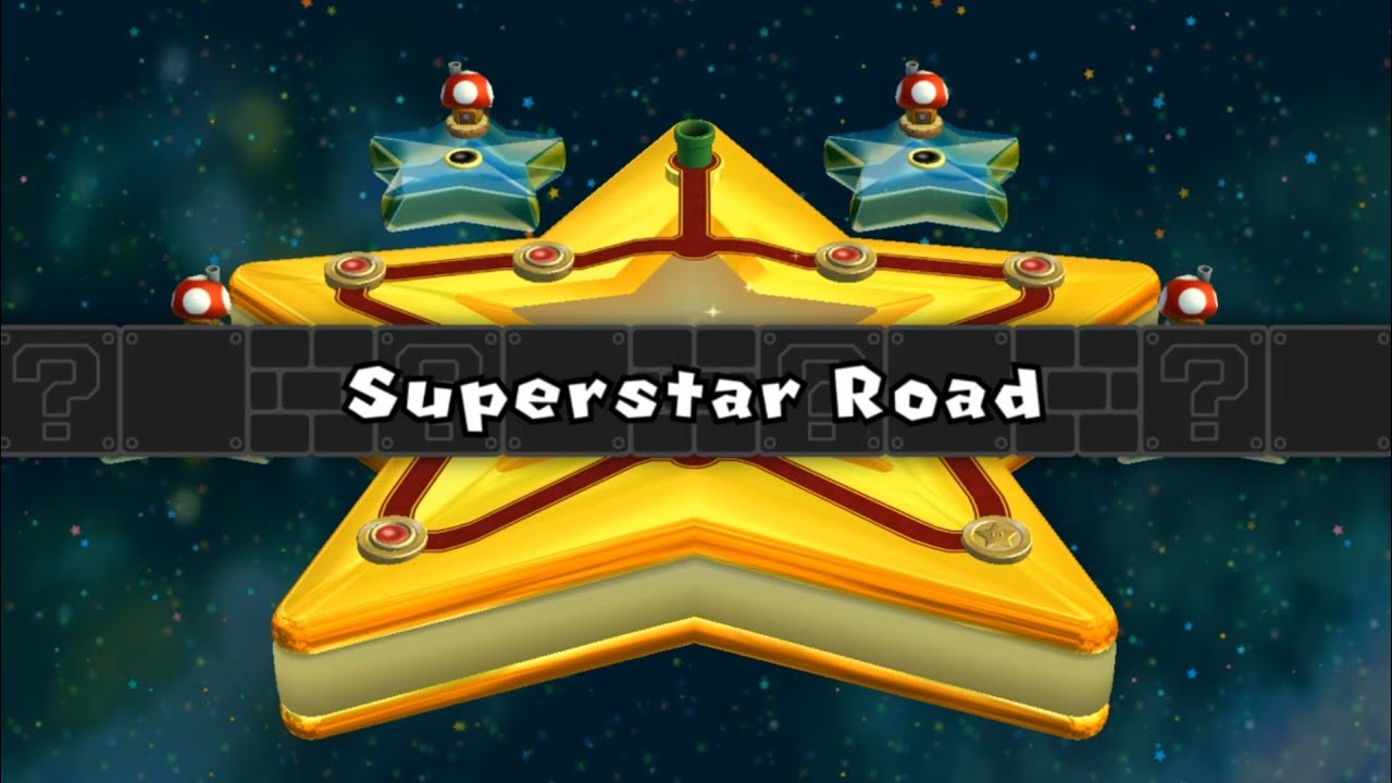 Super Mario U Deluxe Ep9 Superstar Road + All Star Coins