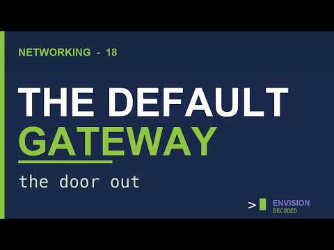 What Is a Default Gateway (and Why the Internet Dies Without It)
