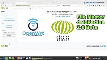 OpenWrt - File Master Daloradius 2.0-Beta