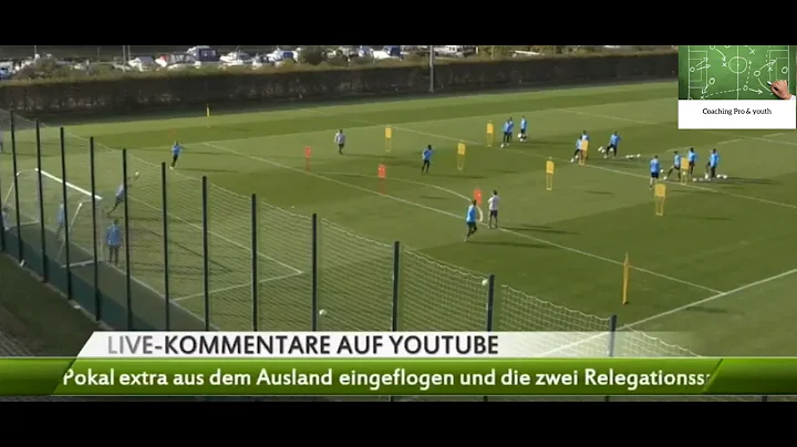 VfL Wolfsburg finishing drill with 3 variations