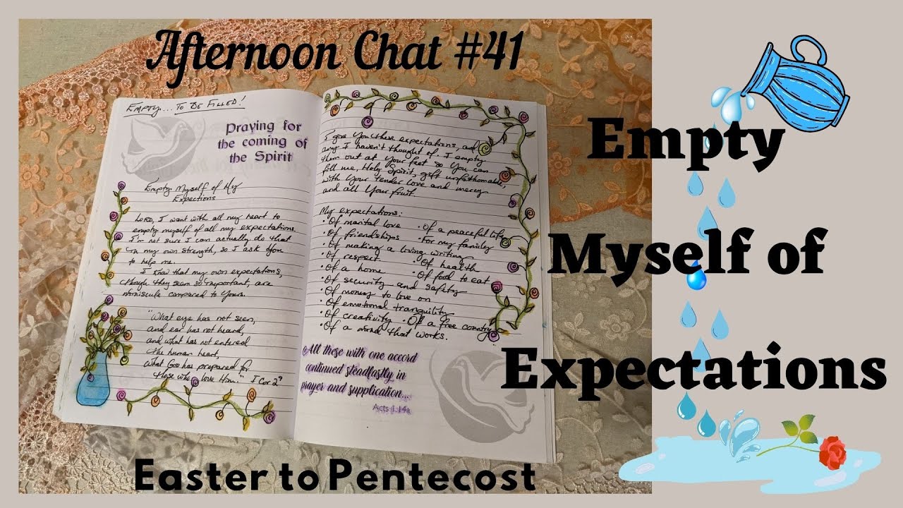 EMPTY MYSELF OF EXPECTATIONS: Afternoon chat, Day 1