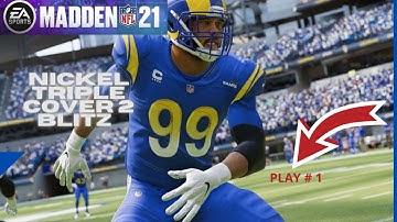 Nickel Triple Defensive Scheme Play 1 - Madden NFL 21