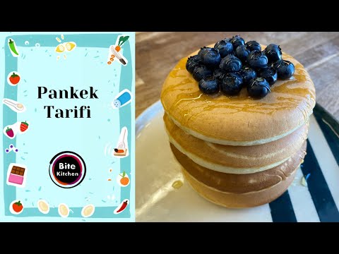 Evde Pofuduk Pankekler Nasıl Yapılır - Tam Ölçülü Pankek Tarifi - Pancake Recipe