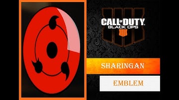 Call Of Duty Black Ops 4 Sharingan  Emblem Tutorial