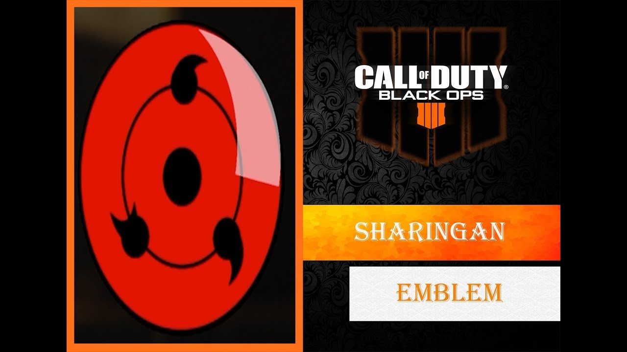 Call Of Duty Black Ops 4 Sharingan Emblem Tutorial
