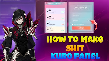 HOW TO MAKE KURO PANEL AND HOST FULL SETUP | HOW TO ADD LOGIN PAGE | MAKE KEY SYSTEM FREE FIRE EASY