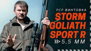 ВИНТОВКА ПНЕВМАТИЧЕСКАЯ STORM GOLIATH SPORT R 5,5 ММ/ НАСТРОЙКА РЕДУКТОРА И ЕГО ОТЛИЧИЕ ОТ ПРЯМОТОКА