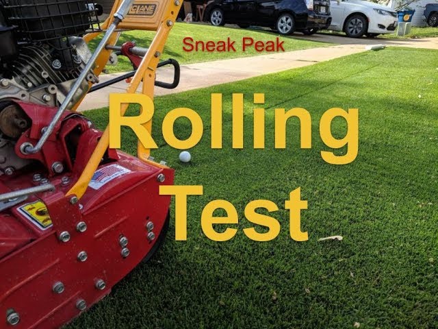 Sneak Peek: Rolling Test of new McLane Reel Low Mow 