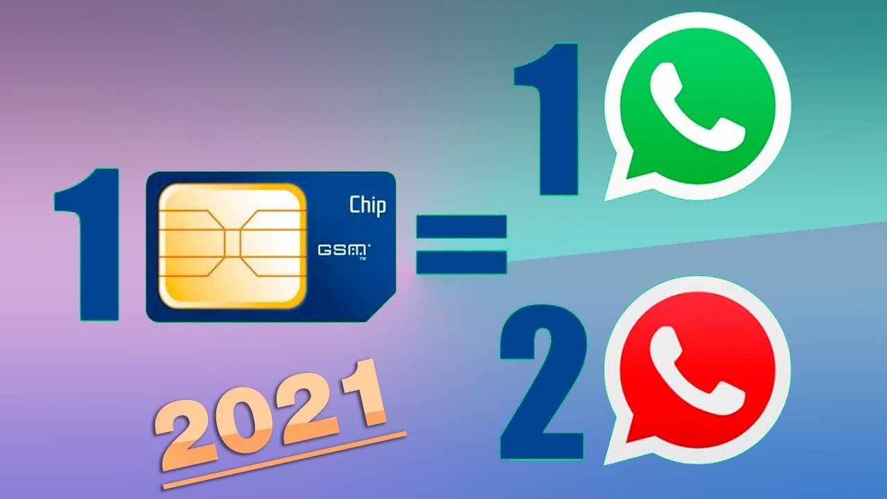 como ter 2 whatsapp no mesmo celular com 1 chip (NOVO METODO 2021 ...