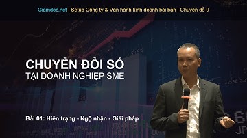 Quản trị doanh nghiệp | Chuyển đổi số tại doanh nghiệp SME Bài 1: Hiện trạng - ngộ nhận - Giải pháp