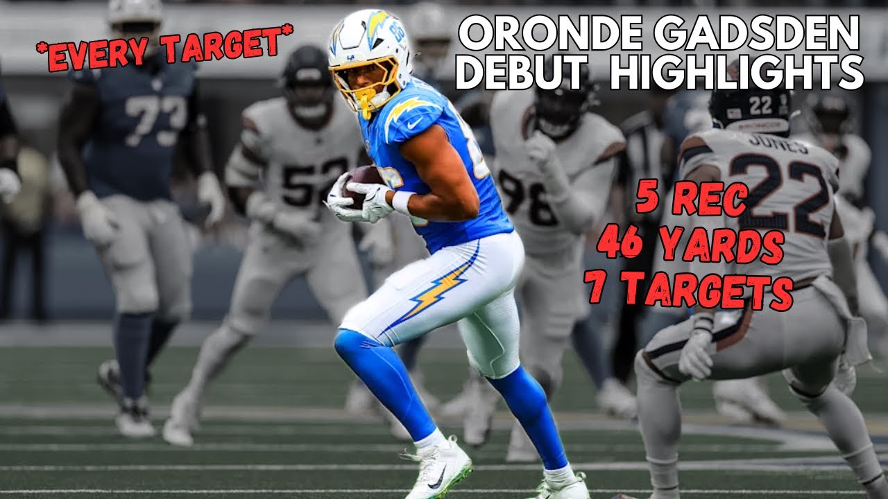 Oronde Gadsden NFL Debut vs Broncos 🔥 | NFL Week 3 Highlights