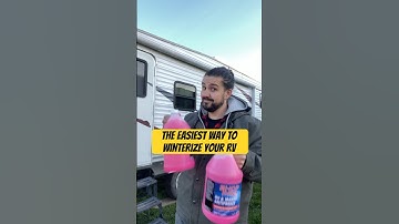 This is THE EASIEST WAY to WINTERIZE YOUR RV! 5 STEPS #rvlife