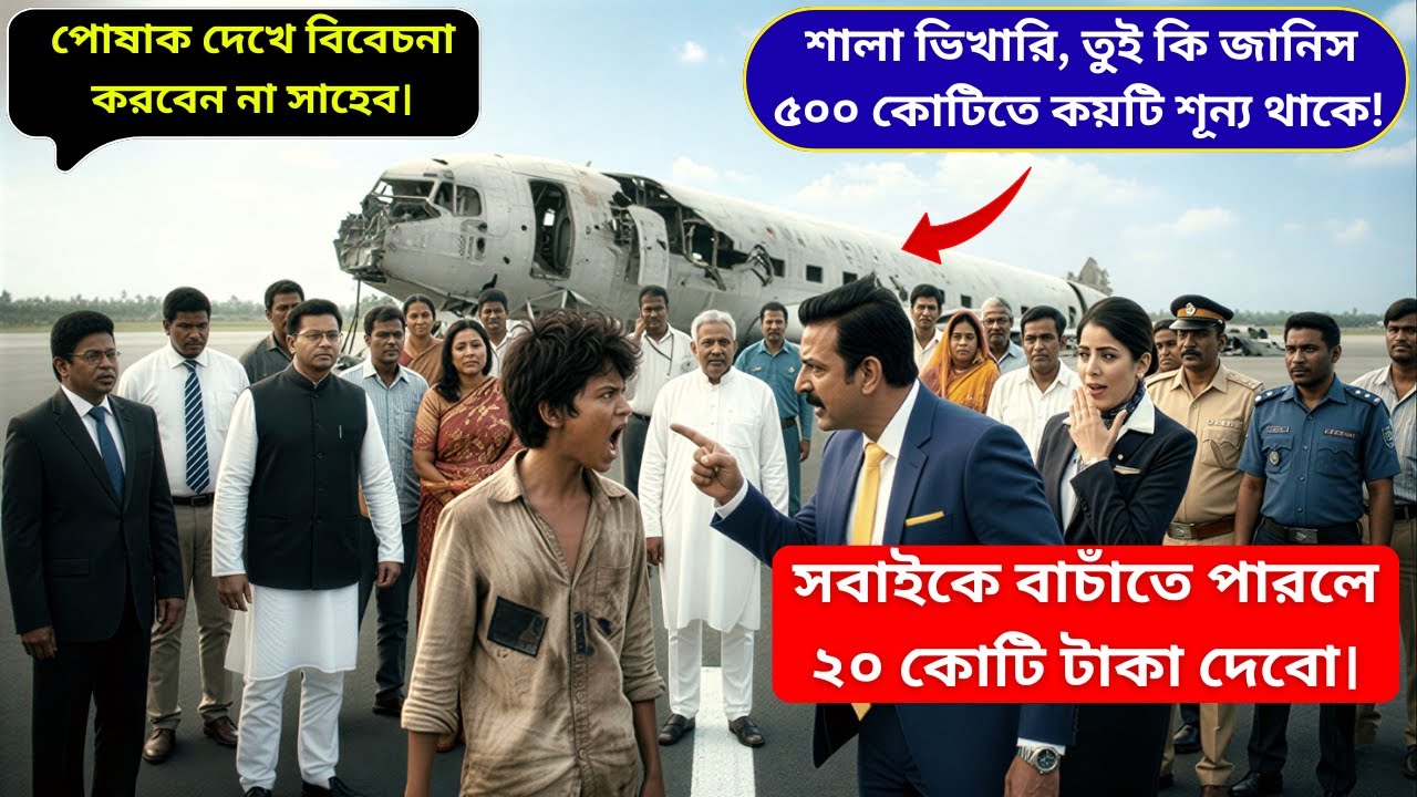 সবাই ভেবেছিল আবর্জনা কুড়ানো ছেলে…কিন্তু সেই এতিম ছেলে বাঁচালো ৫০০ যাত্রির জীবন! 😱Motivational story