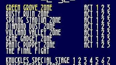 Sonic The Hedgehog 3D Blast/Sonic 3D Blast Level Select Reward (Genesis)