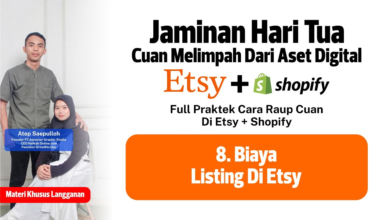 8  Biaya Listing Di ETsy