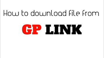 how to use Gp link .