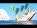 Britannic Sinking After Hitting An Iceberg In GTA 5 (HMHS Britannic Ship)