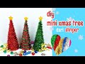 DIY MINI XMAS TREE EASY|DIY POHON NATAL MINI YANG SANGAT MUDAH