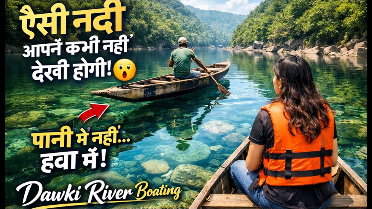 ऐसी नदी आपने कभी नहीं देखी होगी! | Dawki River Boating