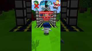 Inside Out Vs Laser 3  shorts minecraft