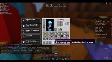 Opening more obsidian chest keys in herobrine.org hades factions