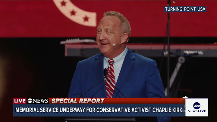 Charlie Kirk's pastor pays tribute at the memorial service for the late conservative activist