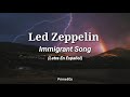 Led Zeppelin - Immigrant Song (Letra En Español)