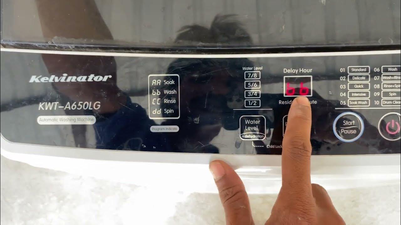 kelvinator 6.5 kg top load washing machine/ how to use kelvinator