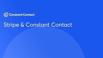 Stripe & Constant Contact | Constant Contact