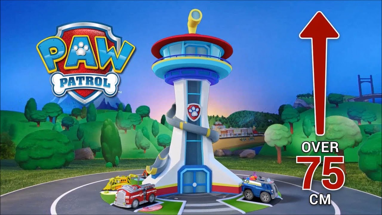 paw patrol small lookout tower