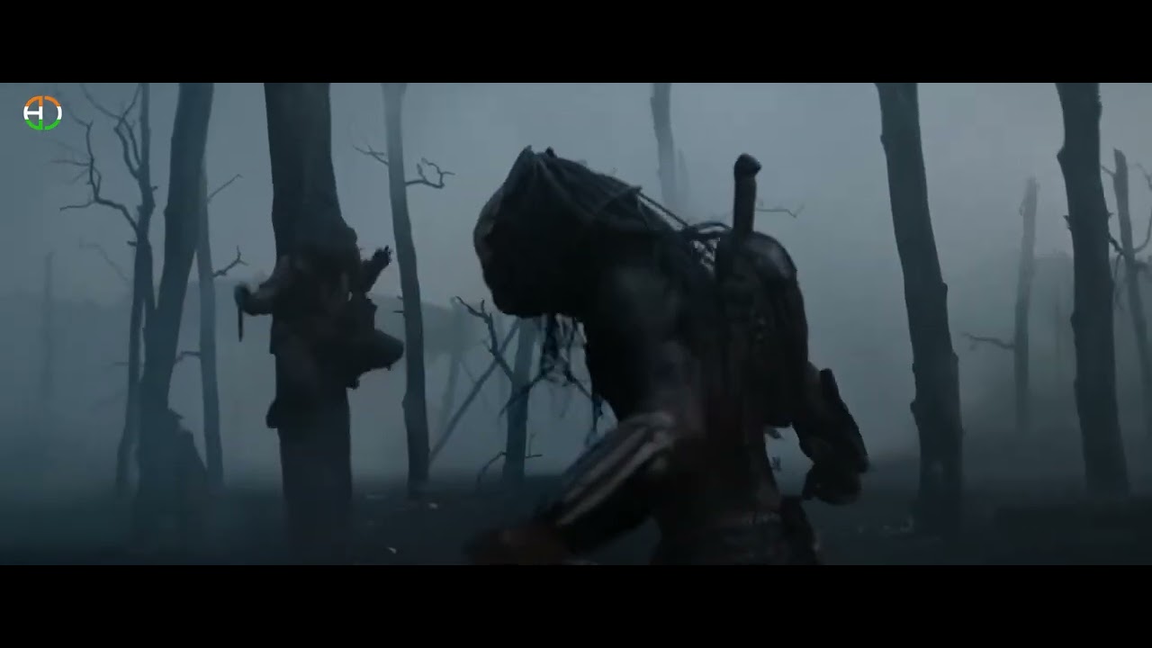 PREDATOR ACTION SCENE!!! PREY 2022 - YouTube