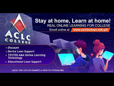 ACLC Butuan Online Learning Video