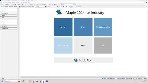 Introducing Maple 2024 for Industry