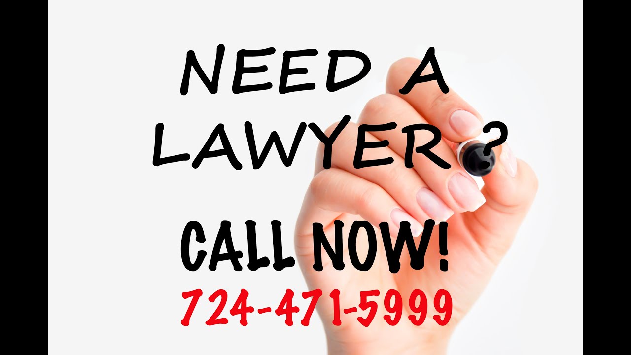 Need An Attorney In Indiana PA 15701? (724) 4715999 YouTube