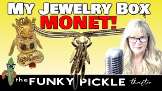 MONET Vintage Jewelry Collection !! Yard Sale & Thrift Store Finds !