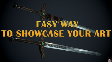 How to render your models in Marmoset Toolbag