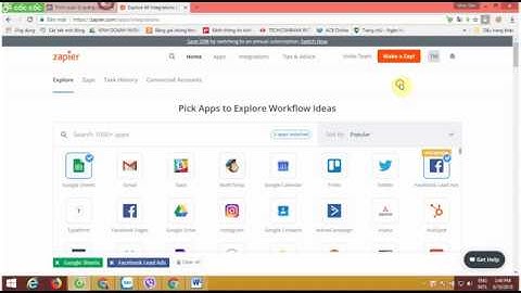 Hướng dẫn chạy quảng cáo Lead form Zapier