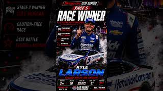 Kyle Larson wins his 2nd race of the season. #builttowin #automobile #nascar25 #fyp # NASCAR