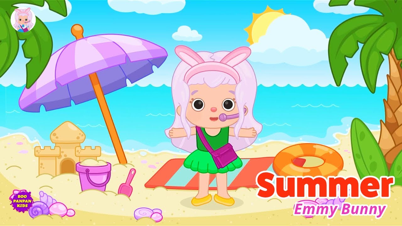Bimi boo Emmy Bunny kids fact about river, Summer and Moon