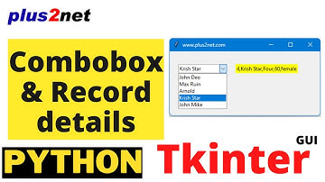 Adding options to Combobox from database table and displaying row details on selection of record