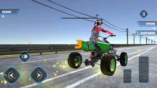 Light ATV Quad Bike Racing, Traffic Racing Games- GamePlay Walkthrough with HD Effects. screenshot 3