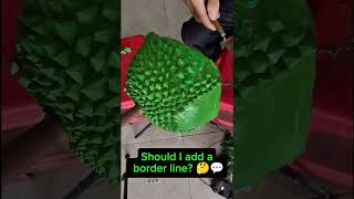 Wearing the Flexible Silicone Durian Helmet! 🤯🥑 #shorts