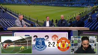 Everton vs Man United 2-2 🔥 Post Match Analysis | Michael Owen, Ian Wright & Ruben Amorim Reactions