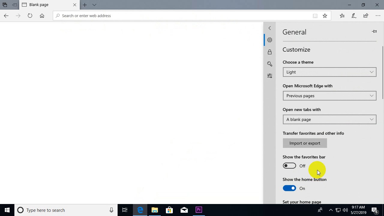 How To Show Favorites Bar Bookmarks In Microsoft Edge Browser Ctrl