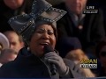 Aretha Franklin sings at President Barack Obama