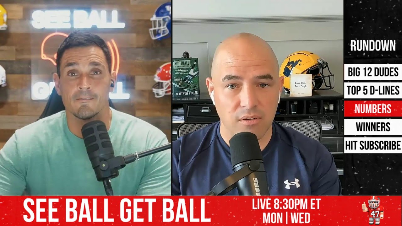 Who are the TOP 5  D-Lines in CFB? | Big 12 Dudes | College Football by the Numbers