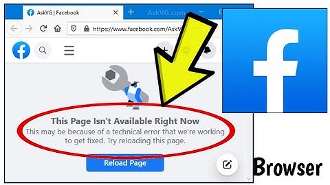 How To Fix Facebook Website This Page Isn
